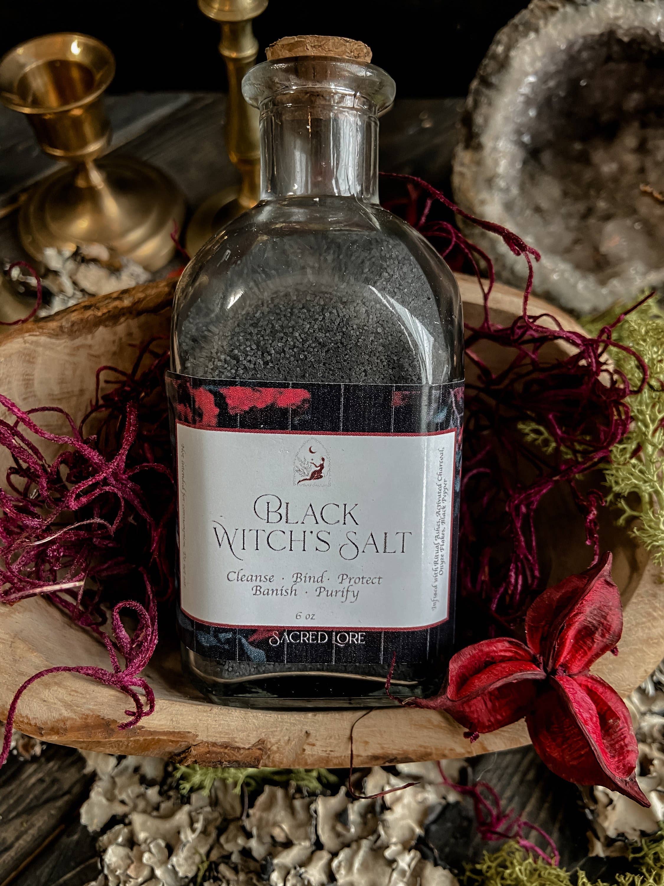 Sacred Lore – wholesale Meditation supplies – Black Witch’s Salt, Black Salt, Ritual Salt, Altar Decor3