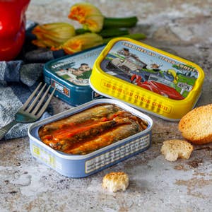 The French Farm - Wholesale Tinned Fish - Conserverie Ferrigno Gift Box 3x4oz2
