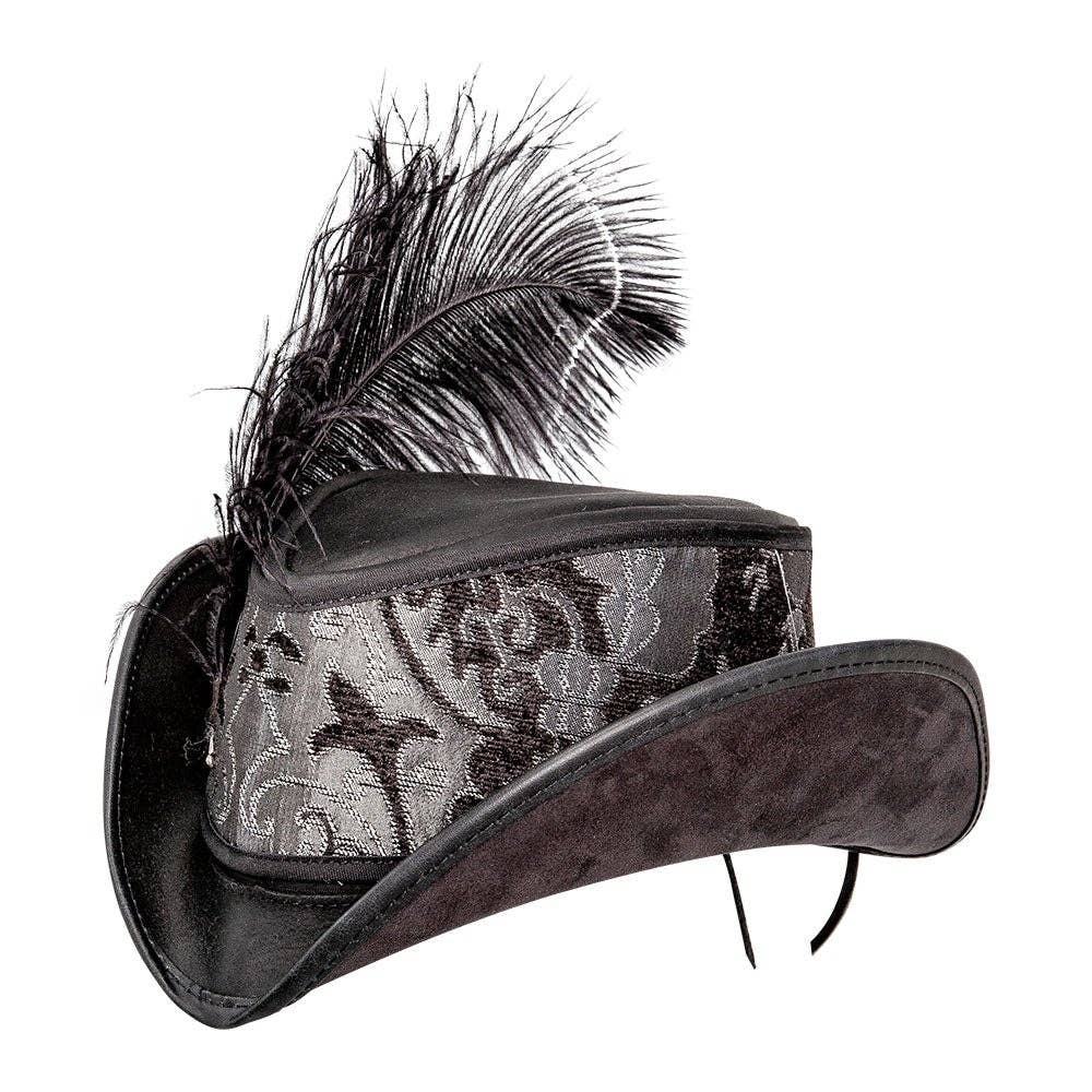 American Hat Makers - Vendita all'ingrosso Fedora - Unisex - Cappello da Festival in Pelle - Stile Reversibile Ren19