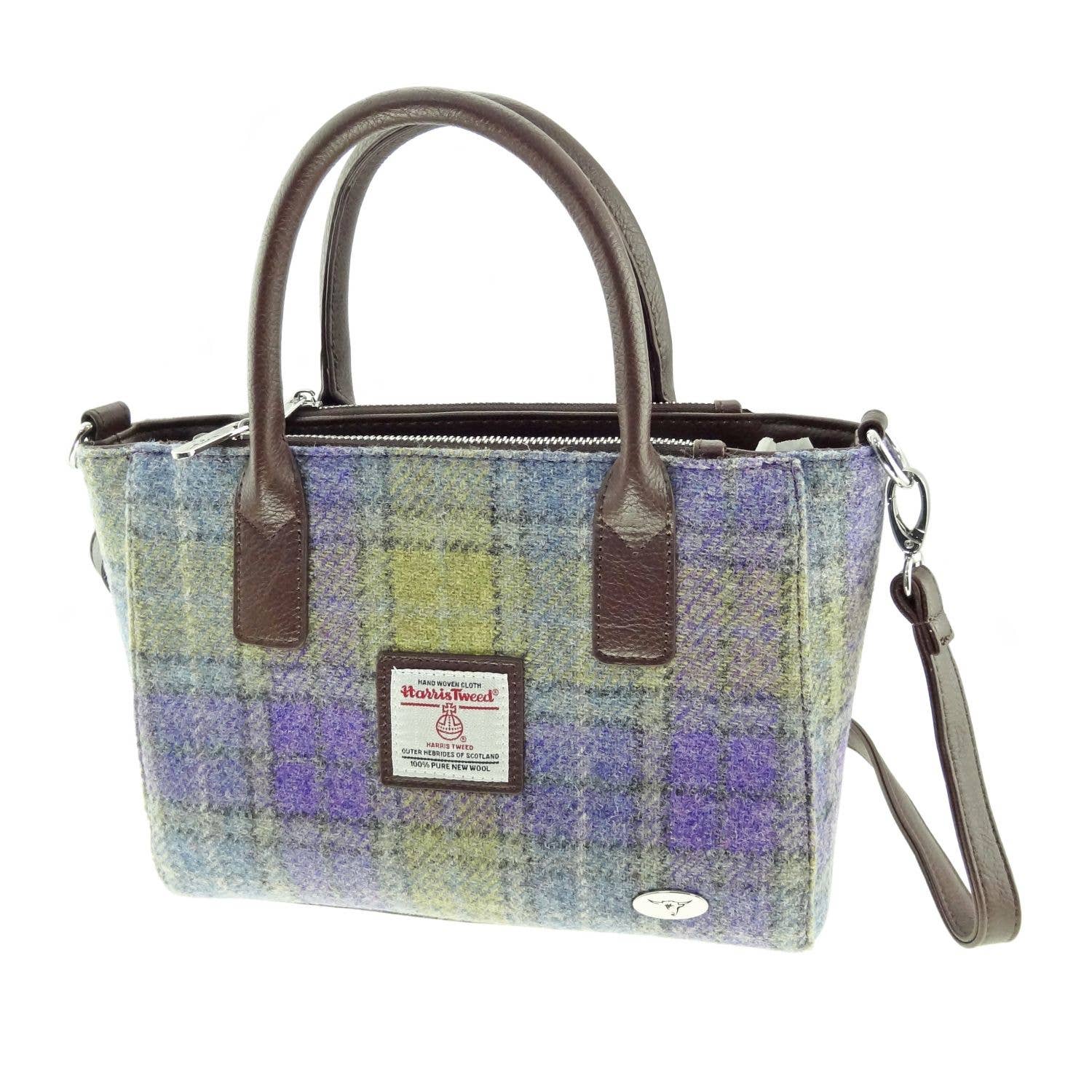 Glen Appin Of Scotland - Wholesale Tote Bag - Women's - LB1228 Harris Tweed 'Brora' Small Tote17