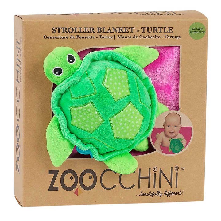 Baby Buddy Stroller Blanket - Tammy the Turtle for wholesale by ZOOCCHINI