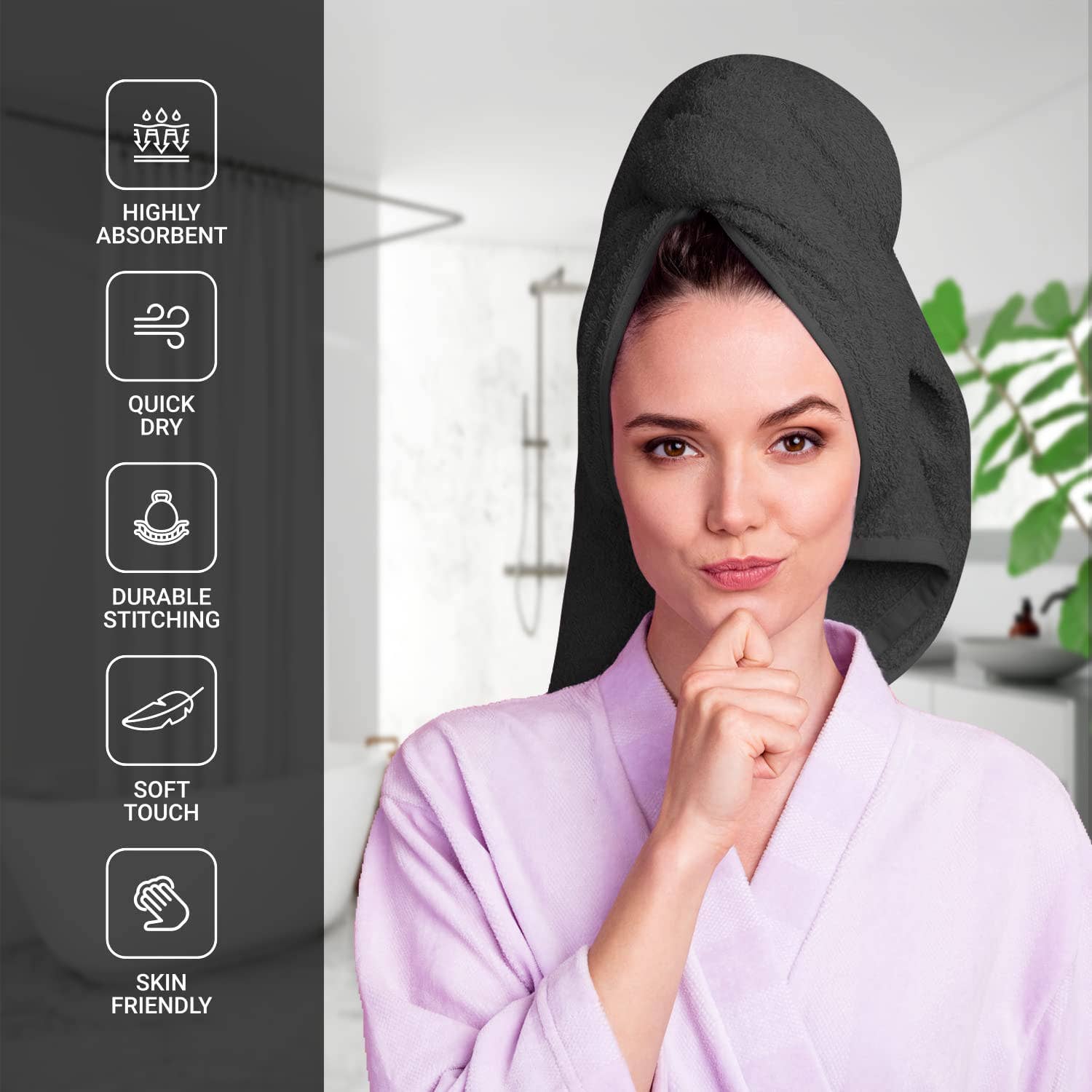 Soft Textiles - Wholesale Towel Set - SOFT TEXTILES BATH TOWEL 6 PACK 100% COTTON RING SPUN BATH TOWELS SET 24X48 INCHES8