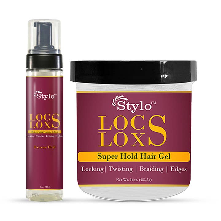STYLO Locs Loxs Haargel und Styling-Schaumlotion, 2er-Pack für den Großhandel von UB BRANDS INC