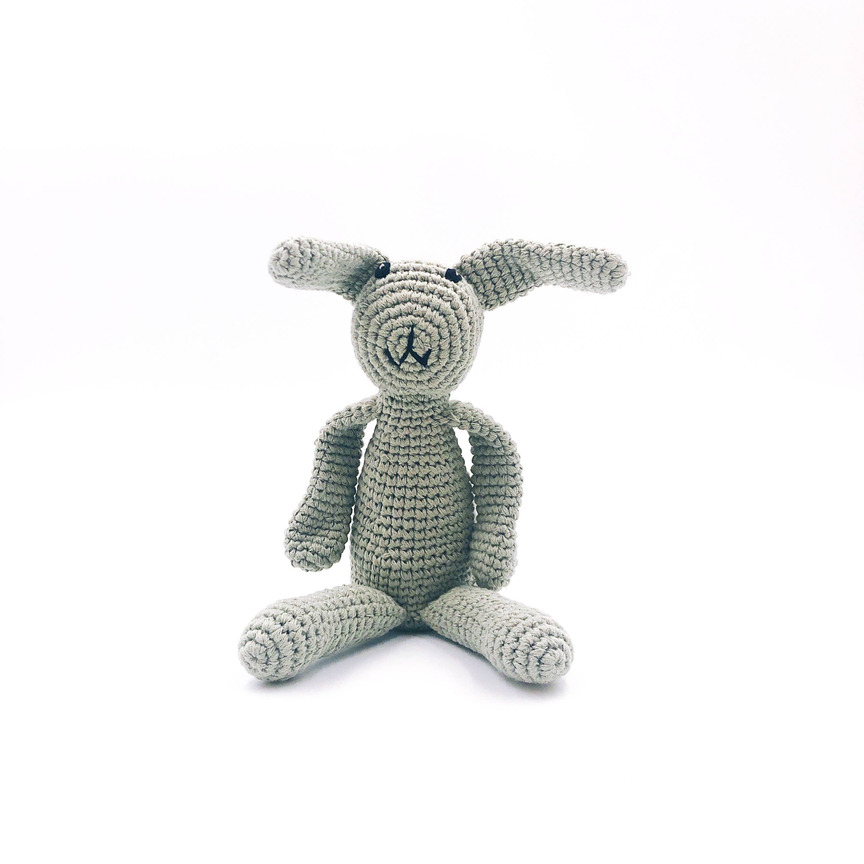 Pebble - Wholesale Handheld Rattle - Baby - Handmade Sweet “My First Bunny” Baby Rattle – Organic Cotton1