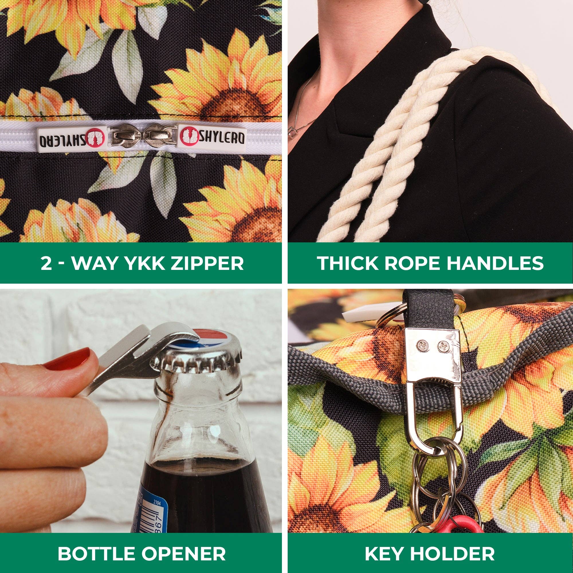 Beach Bag and Pool Bag | Water Repellent | Sunflowers for wholesale on Faire3