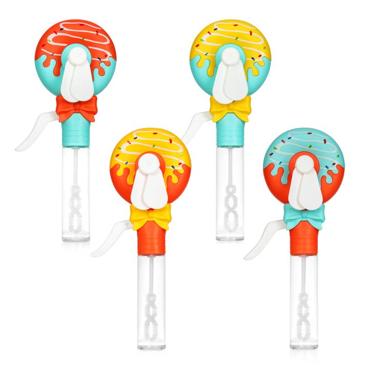 Donut Bubble Fan for wholesale by Keycraft
