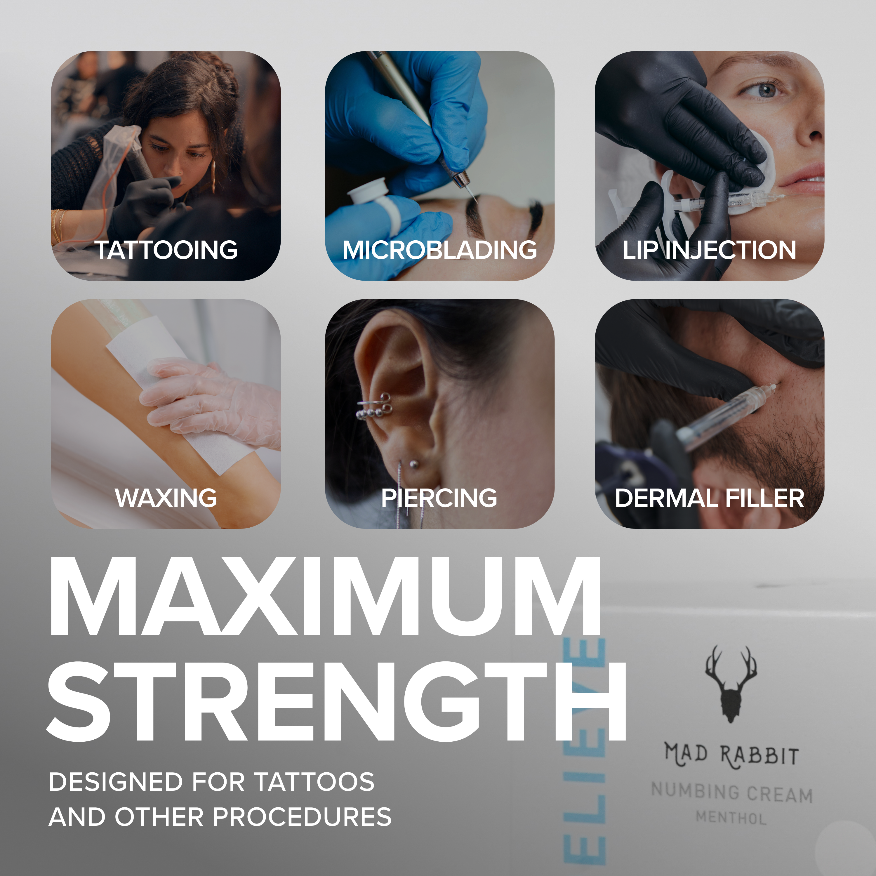 Mad Rabbit - Wholesale Healing Salve/Balm/Cream - Numbing Cream with Menthol6