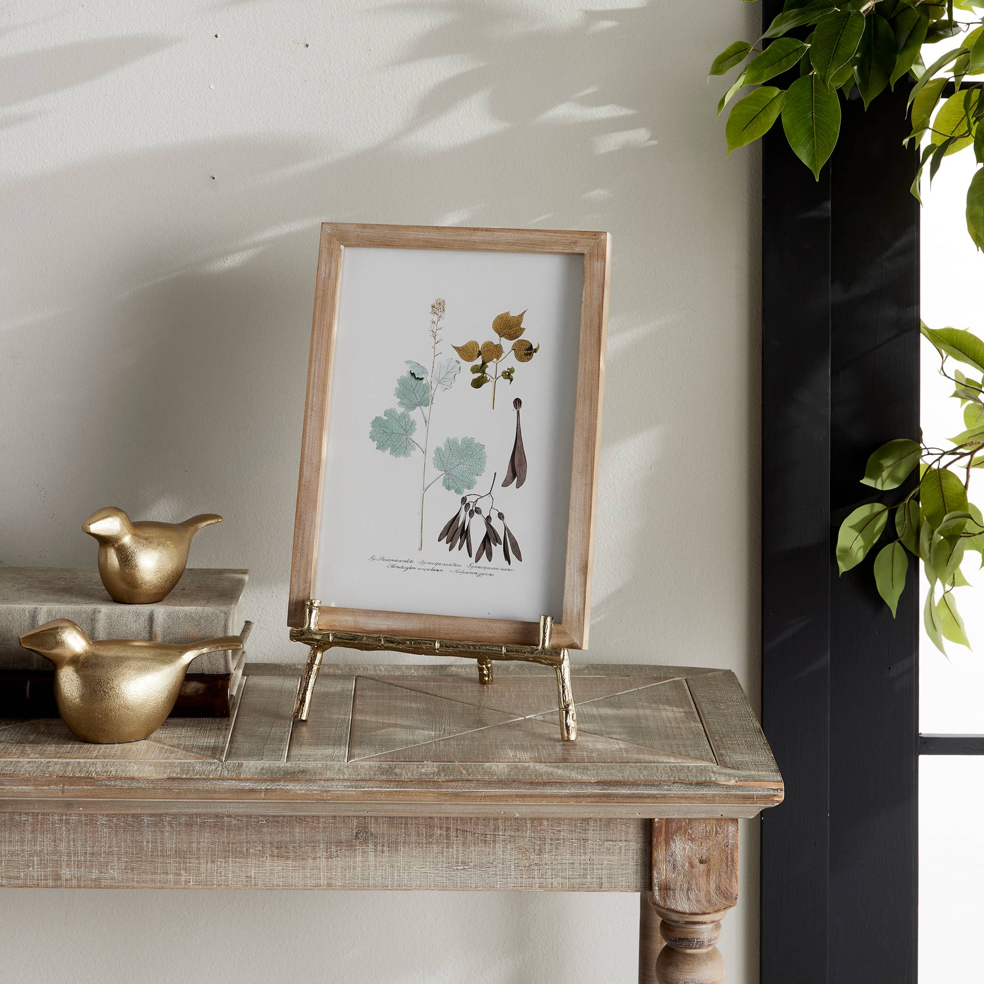 Napa Home & Garden - Wholesale Easel - Baldwin Easel Small - Gold1