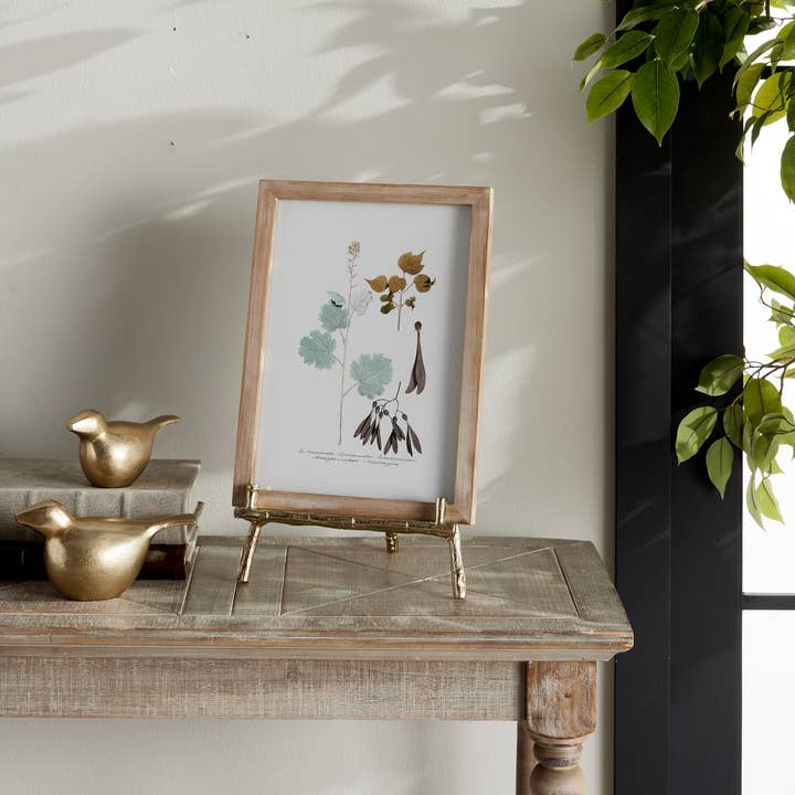 Napa Home & Garden - Wholesale Easel - Baldwin Easel Small - Gold1