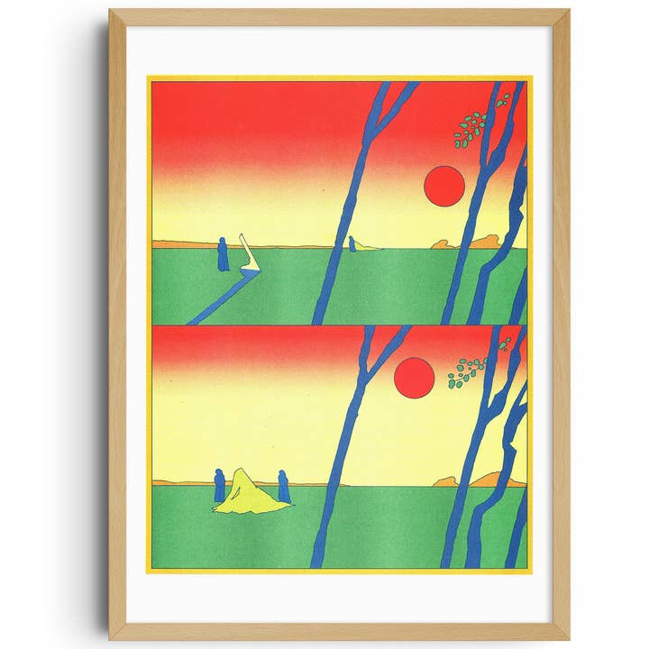 Poster A3 - María Medem - La fine del tempo per la vendita all'ingrosso da parte di KIBLIND Atelier