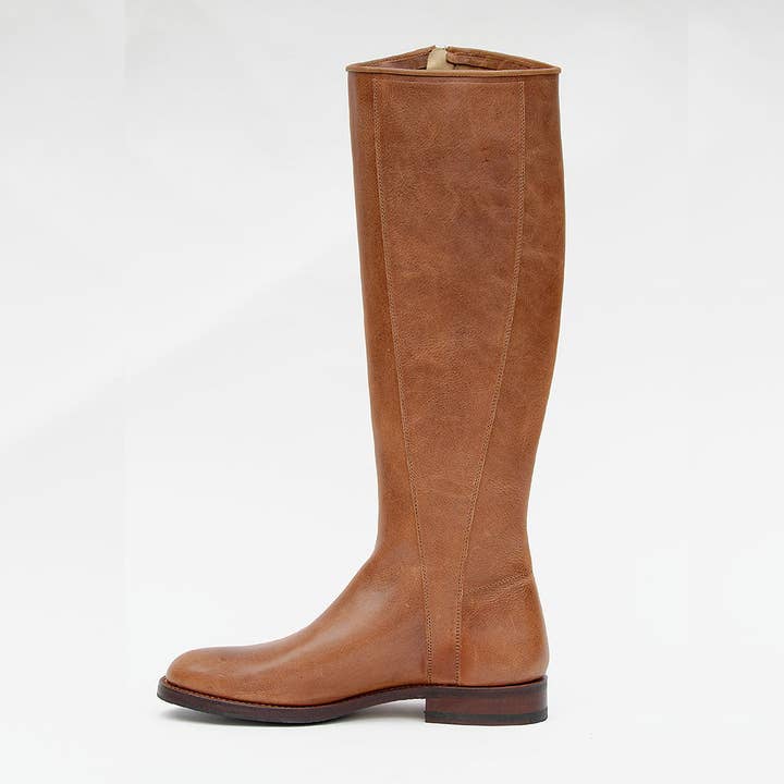 Bottes CHEVAL à cousu Goodyear en cuir lisse - bottes unisexes pour la vente par NICAY