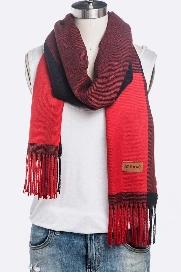 Artini Accessories - Wholesale Scarf - Women's - Super Soft Large Cashmere Blend Scarf12