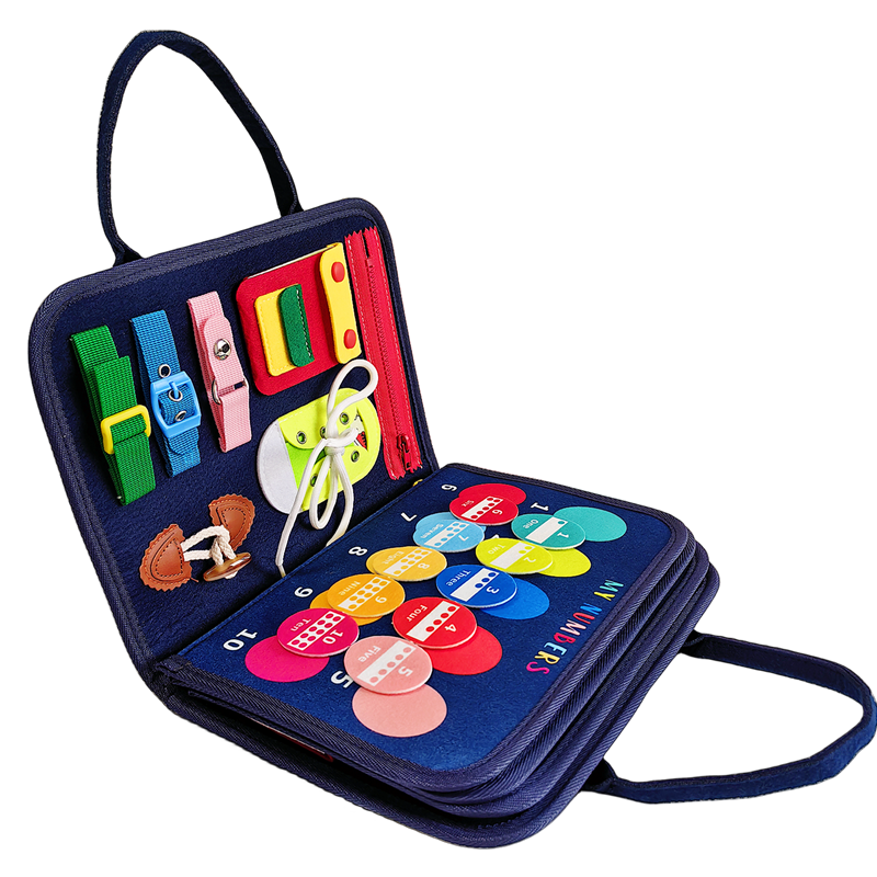 VIGOR - Wholesale Learning Cards - Kids & Baby - Educational Felt Busy Book Kids Sensory Montessori5