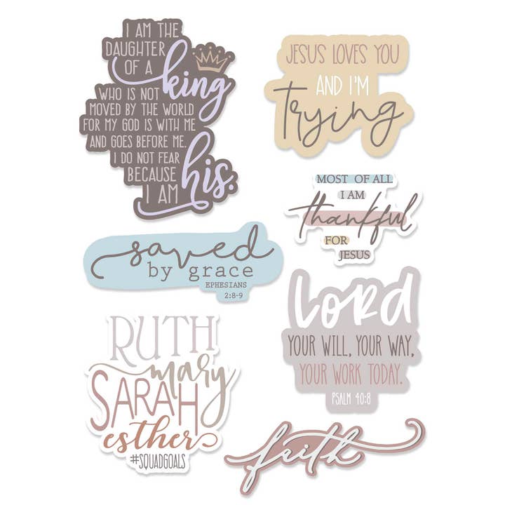 Sticker Word Base Collection for wholesale by Dicksons