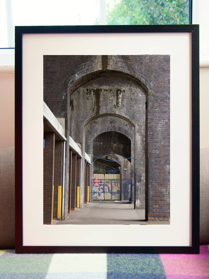 Stampa d'arte Digbeth Arches per la vendita all'ingrosso da parte di Barmy Brummie