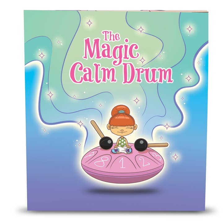 Sounds Of Silence Drums - Wholesale Musical Instrument - Magic Calm Drum Tongue Drum, Songbook and Storybook (PINK) 9
