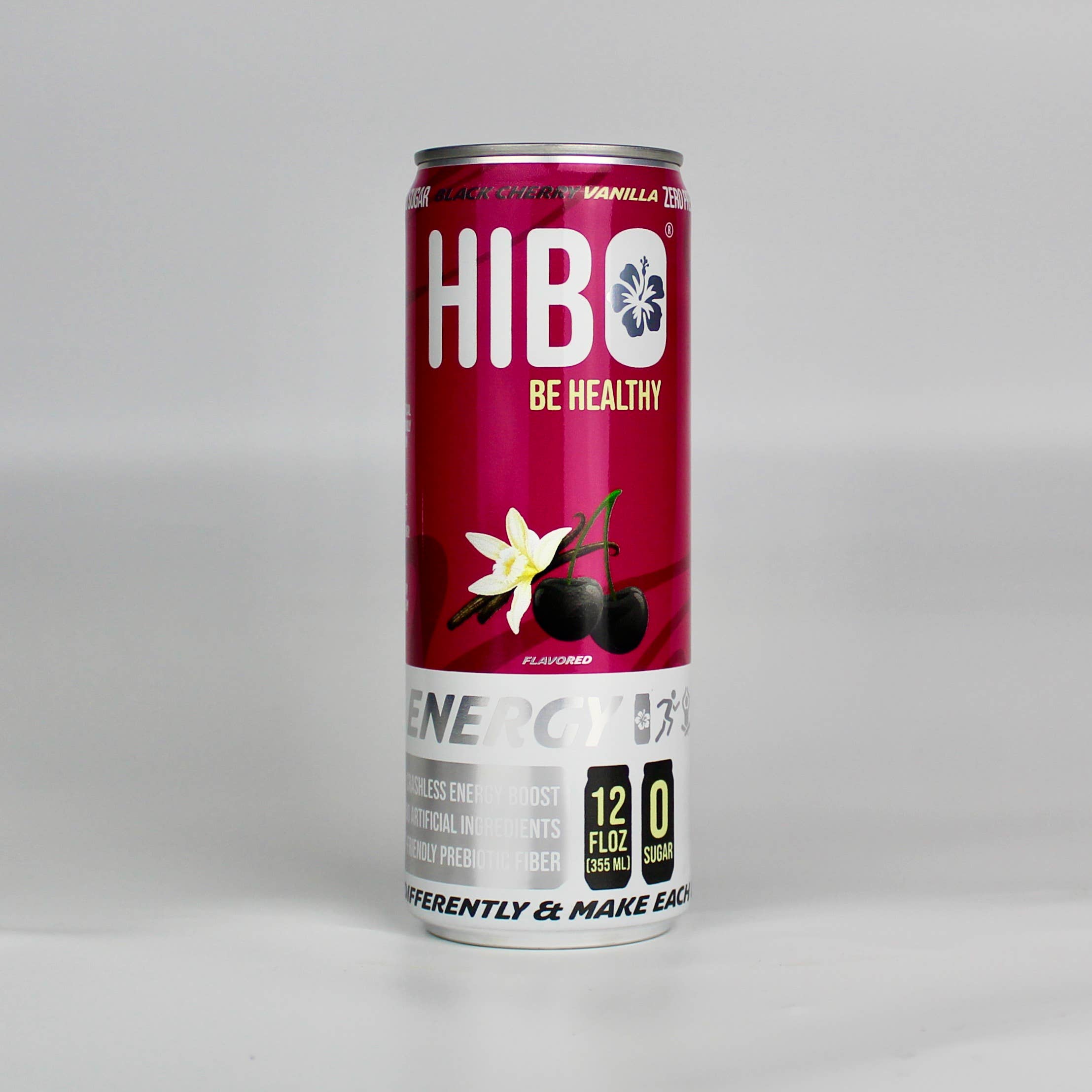 HIBO Healthy Energy - Wholesale Sports/energy drink - All-Natural Zero Sugar Energy HIBO BLACK CHERRY VANILLA3
