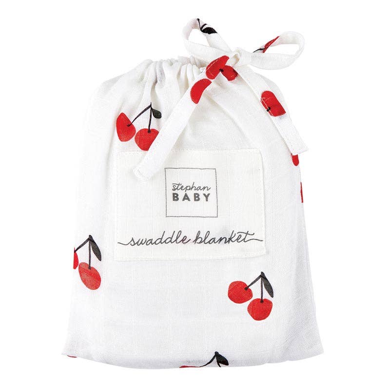 Stephan Baby by Creative Brands - Wholesale Swaddle - Baby - Swaddle Blanket - Cherries1