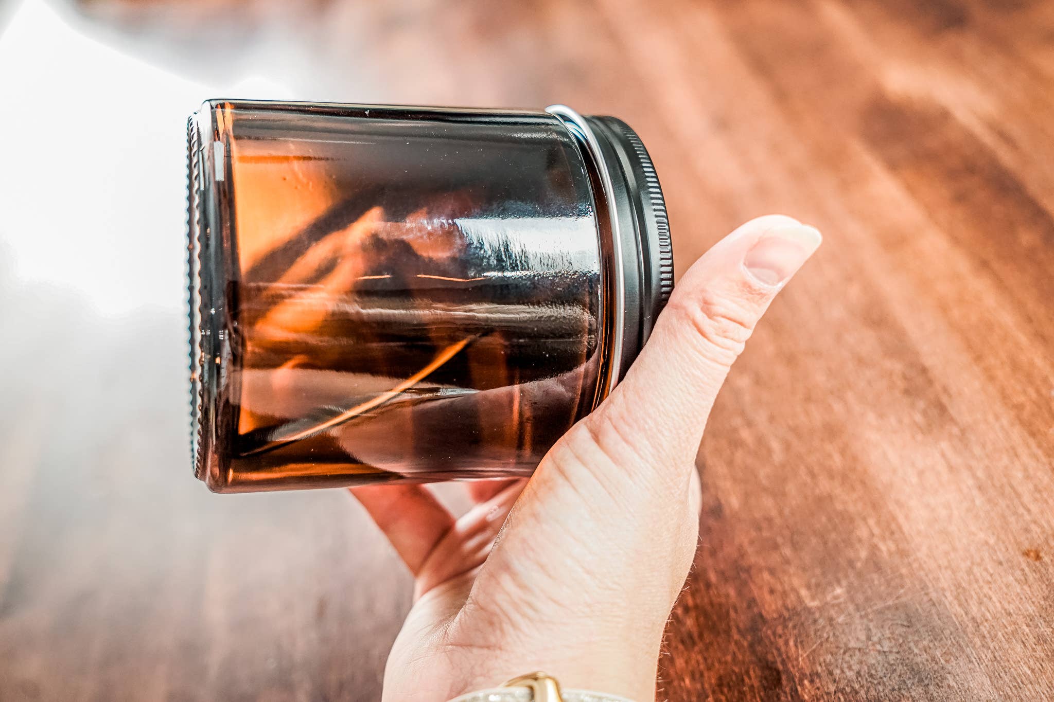 Nature Packaged - Wholesale Jar - Glass Amber 8 Oz Jar7