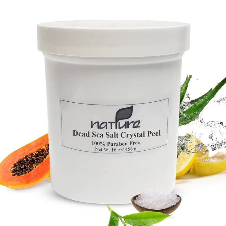 Professional Dead Sea Salt Crystal Peel / 1.0lb for wholesale by NATPURE Clinical Skin Care