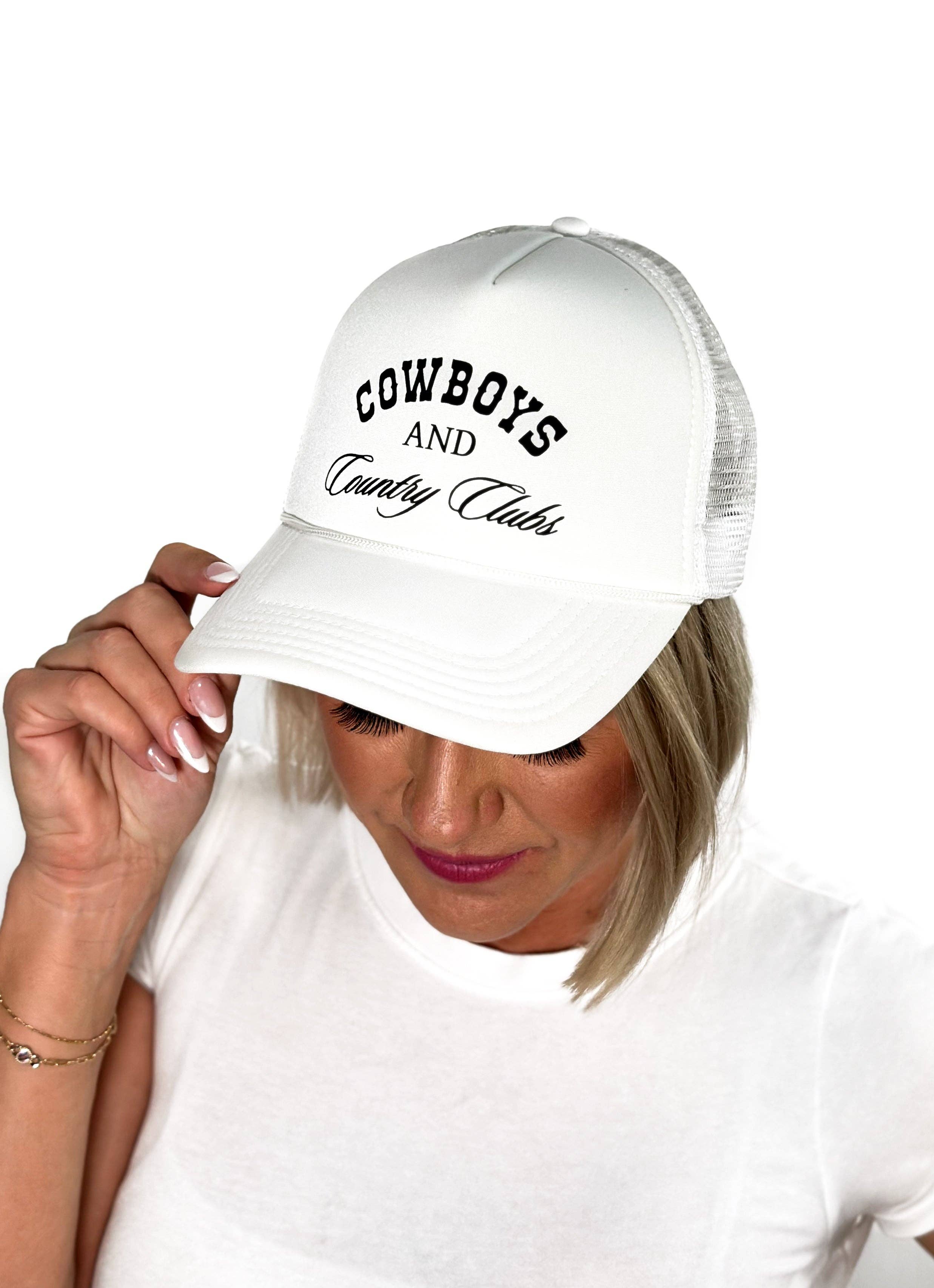 Stated Brands - Wholesale Trucker Hat - Women's - Cowboys & Country Clubs Hat0