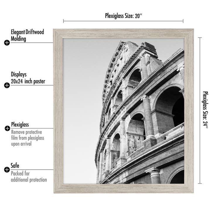 Americanflat - Wholesale Picture Frame - Americanflat Poster Frame with Wide Molding175