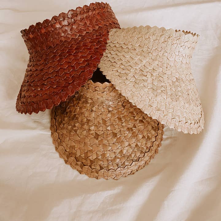 Village Thrive - Wholesale Zonneklep - Dames - Rotan zonneklep in klei