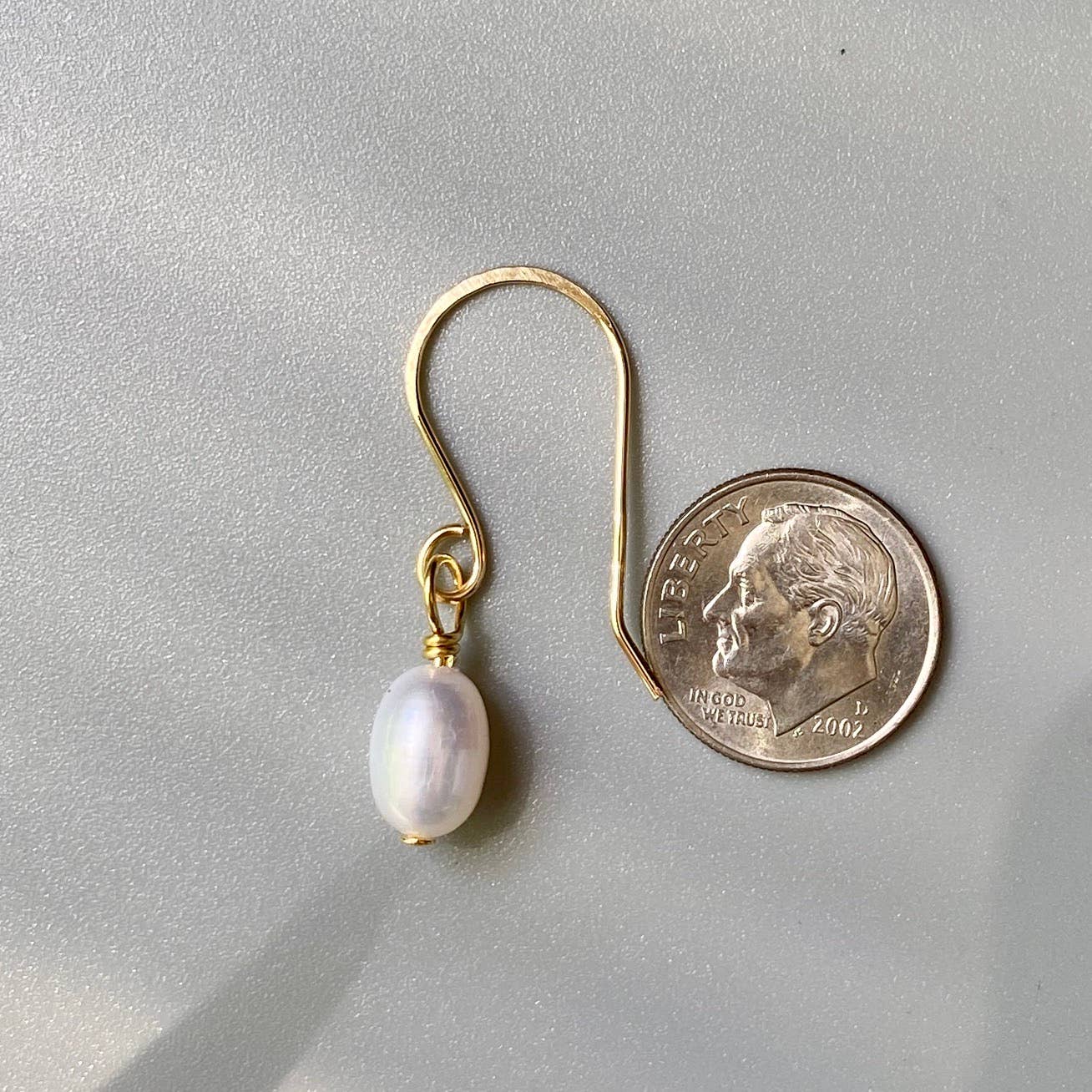 Marble Designs Jewelry – wholesale Dangle earrings – Pearl Earrings Fresh Water AAA Grade Simple Drop Gold2