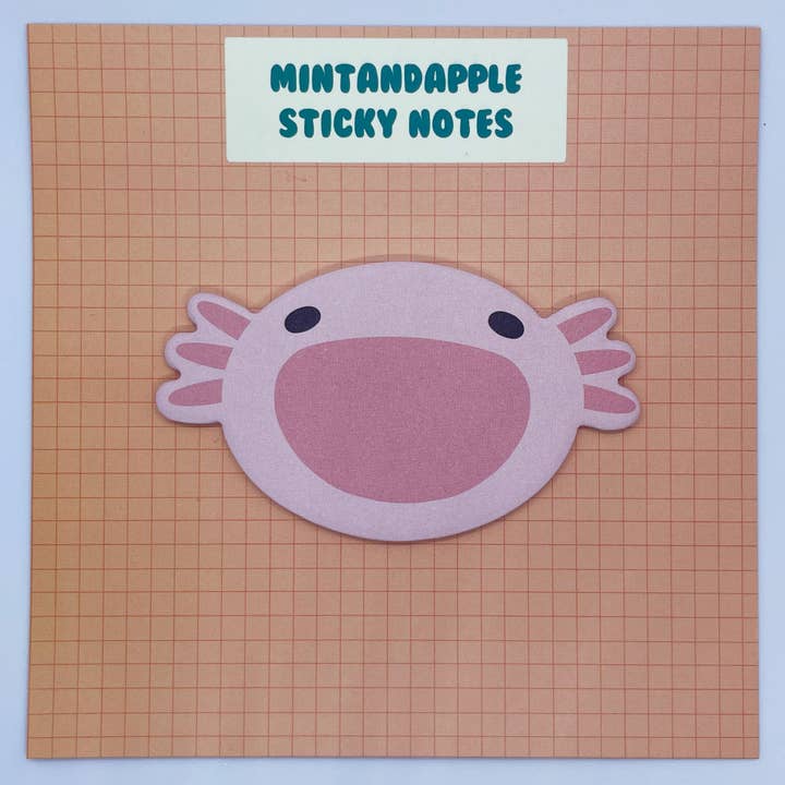 Axolotl Sticky Notes for engroshandel hos mintandapple