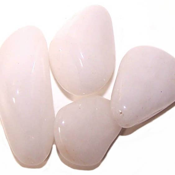L Tumble Stones - Quartz Snow for wholesale by Ancient Wisdom
