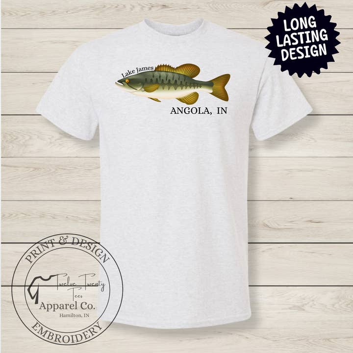 Felpa o maglietta personalizzata con lago, grafico del lago personalizzato per la vendita all'ingrosso da parte di TwelveTwentyTees