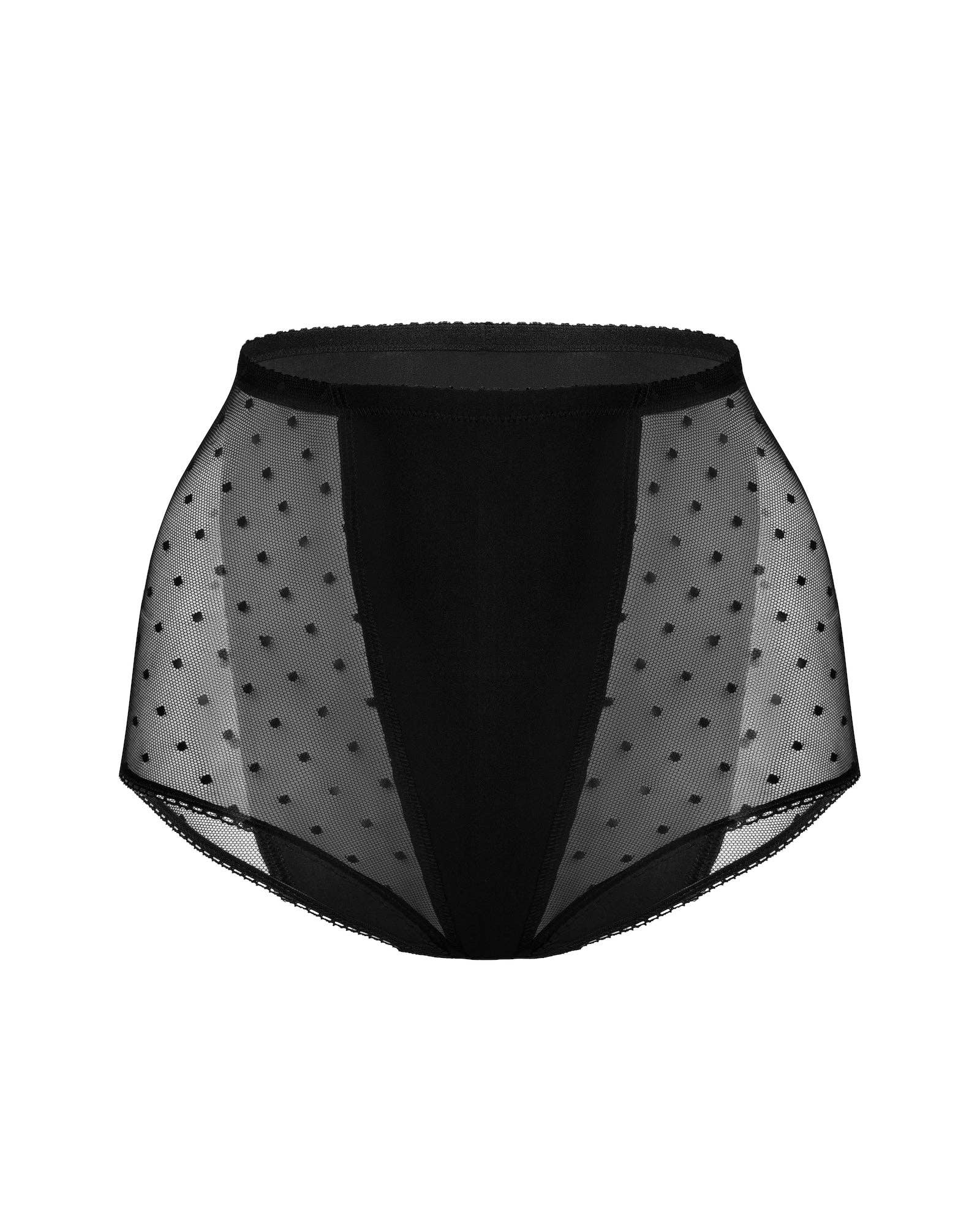 Less Is Amor - Vente Sous-vêtements – femme - Culotte taille haute à pois, Deneb3