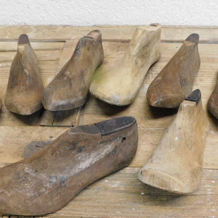 My Amigos Imports - Wholesale Decorative Tabletop Object - Antique Shoe Molds-Rustic-Old Original-Assorted Sizes-$60