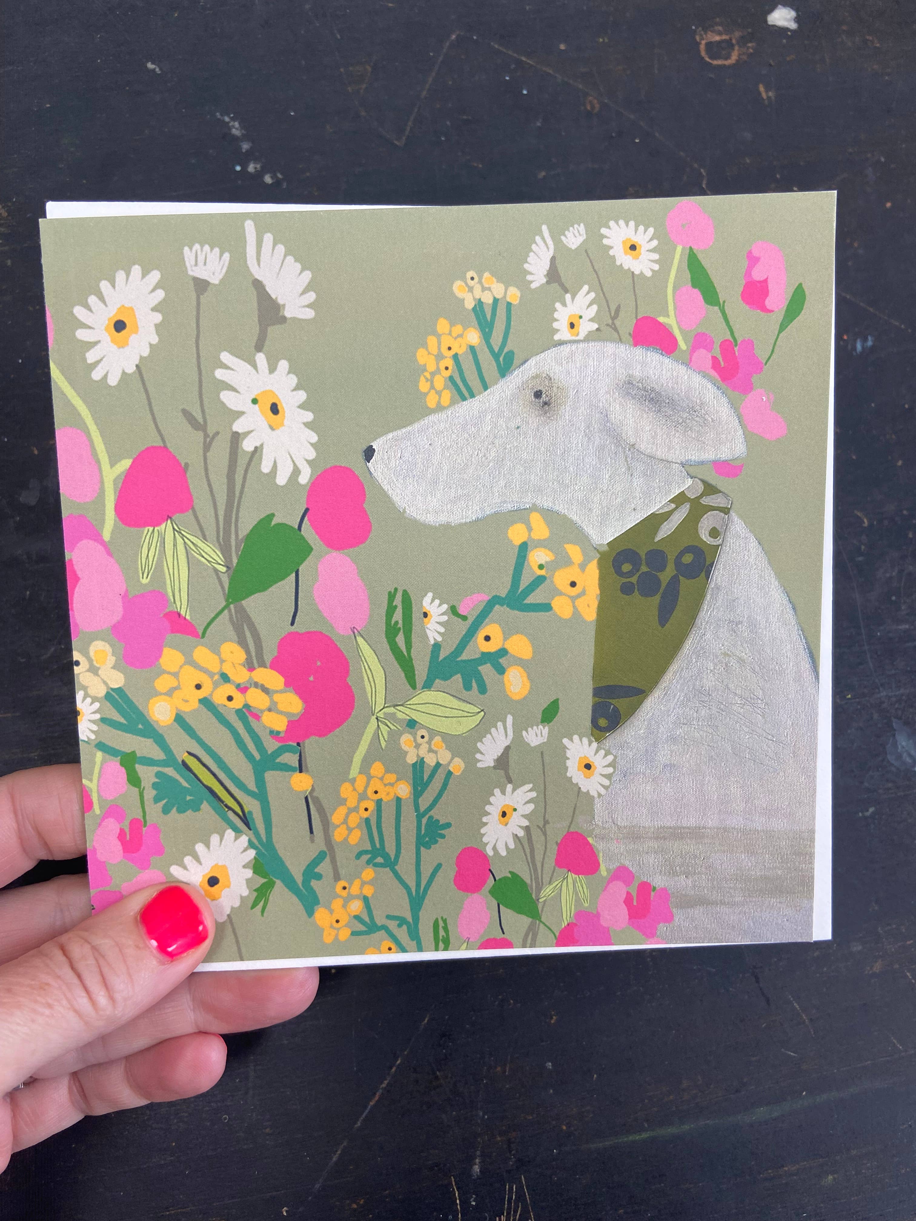 Print Circus – wholesale Everyday greeting card – BE01 Bella's Blooms card2