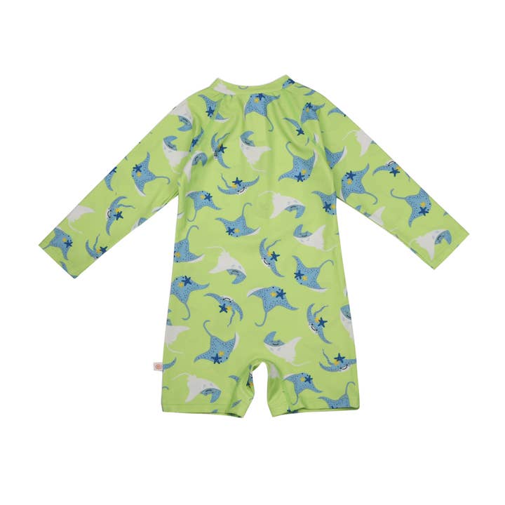 ZOOCCHINI – wholesale Rash-guard – Baby – Baby Rashguard One Piece Printed Swimsuit - Sid Stingray1