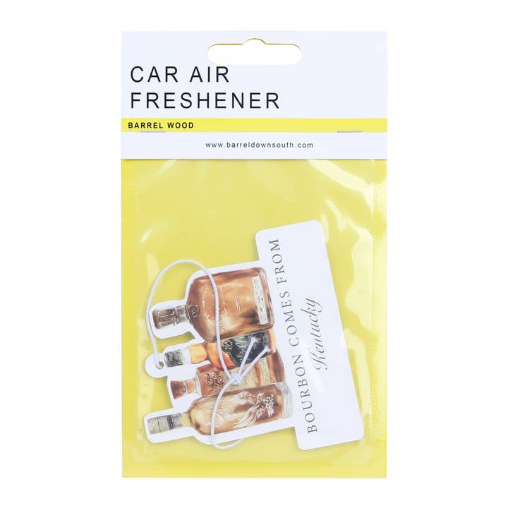 Ambientador de coche Bourbon Comes From Kentucky para venta al por mayor de Barrel Down South