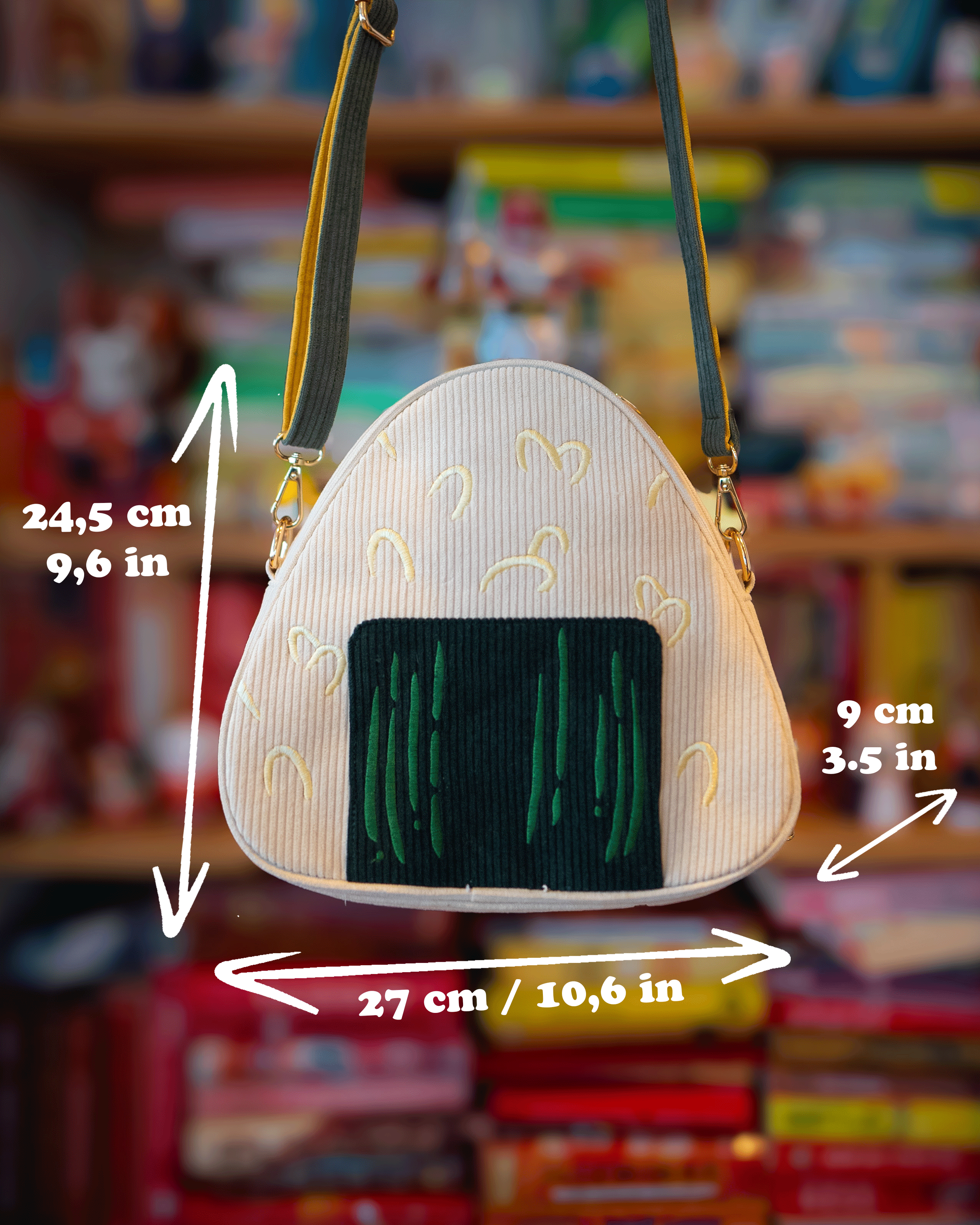 Kabujiro – Engroshandel Crossbodytaske – unisex – [JULI Forudbestilling] Onigiri ita-taske2