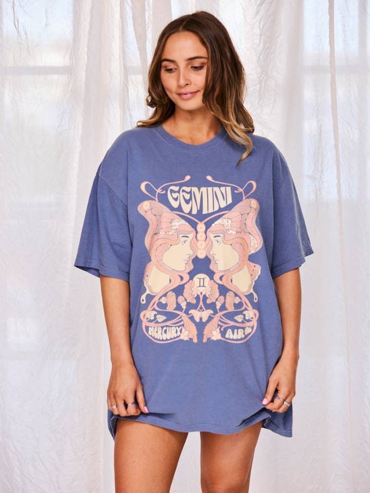 Gemini Boyfriend T-Shirt (Pre-Order) for wholesale by Astromantique ™