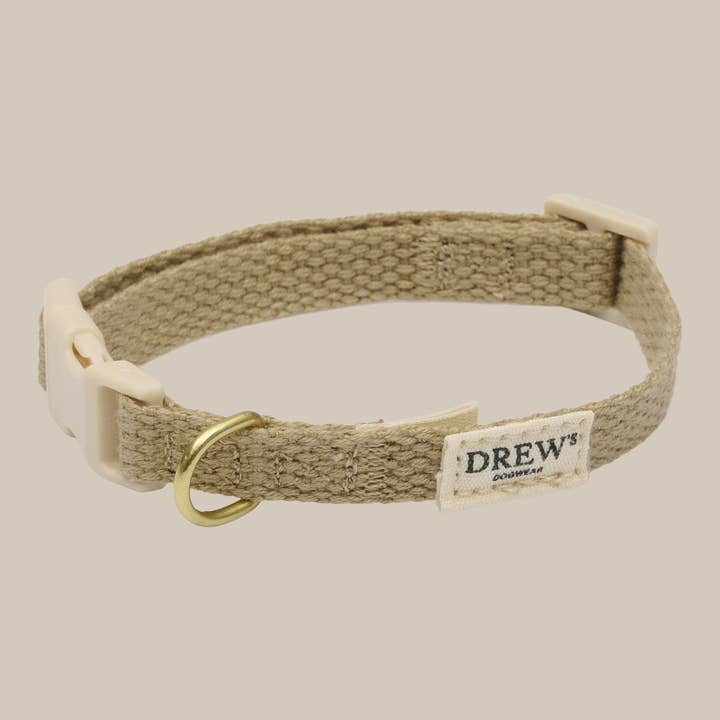 Collar para cachorros mini / Beige para venta al por mayor de DrewsDogwear