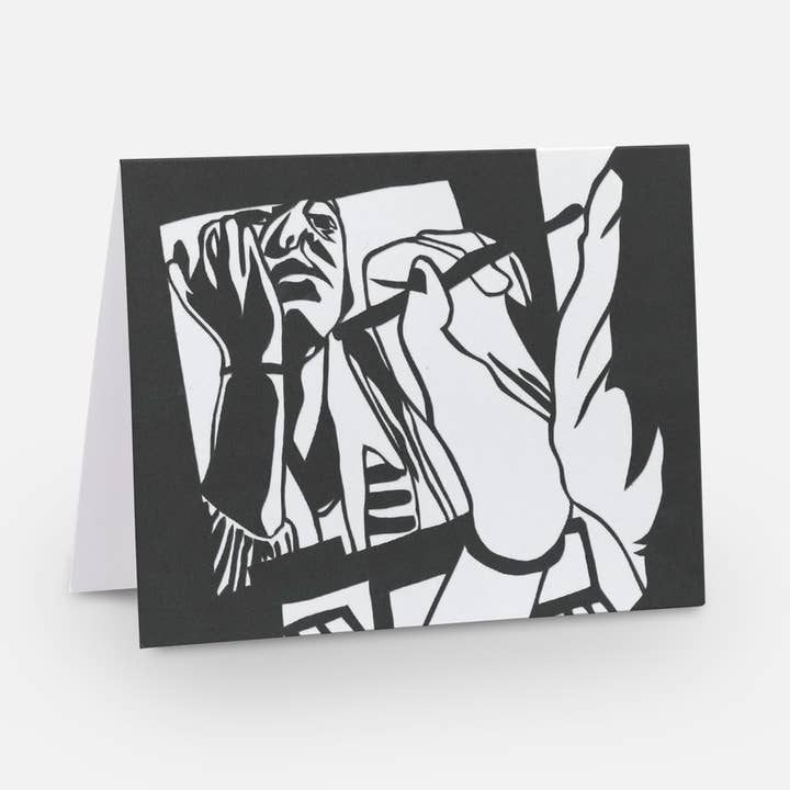 Sara Delighted - Wholesale Everyday Greeting Card - Getting Ready Greeting Card – White0