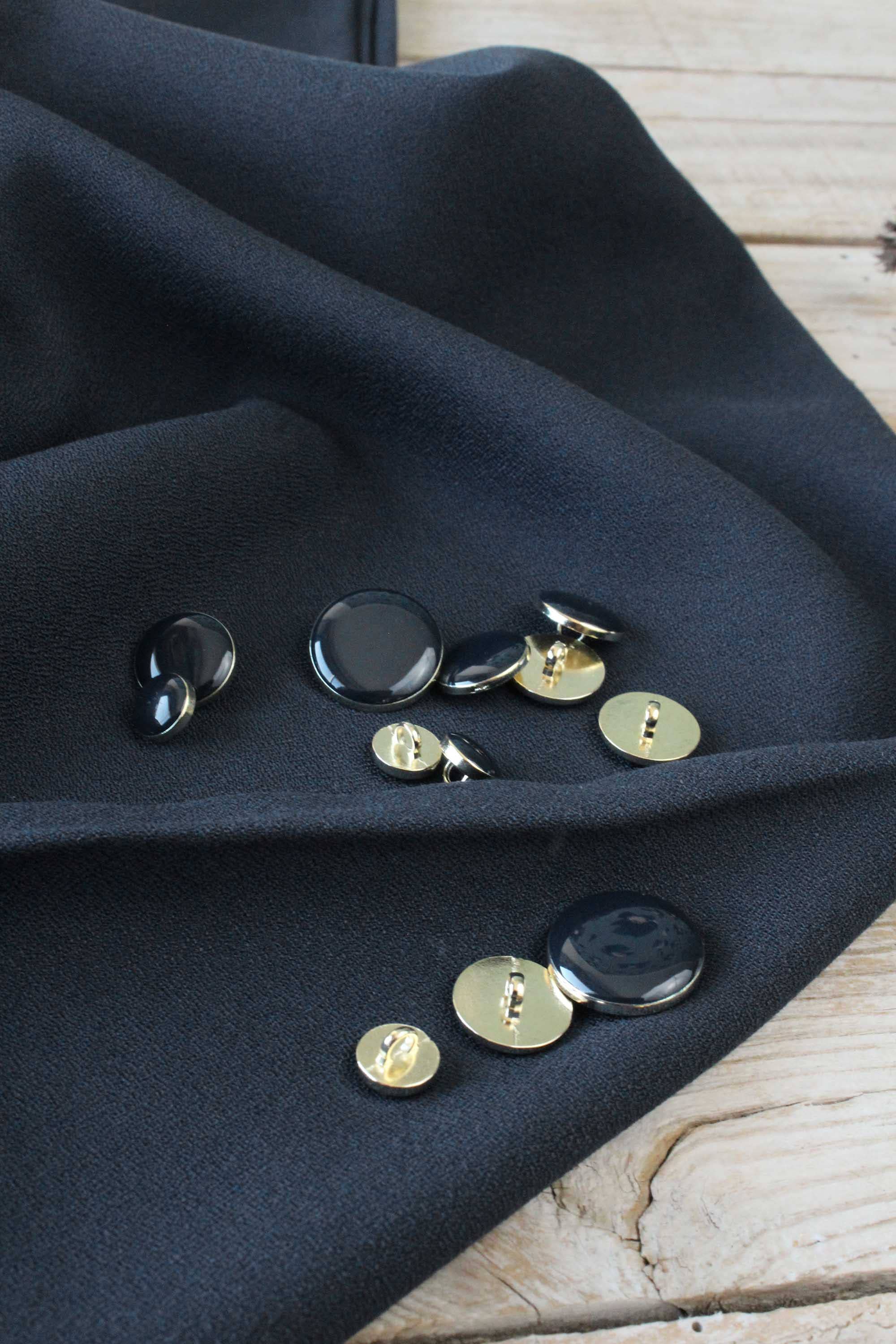 Eglantine et Zoé – Großhandel Stoff – Viscose-Crêpe-Stoff in Ink-Farbe5