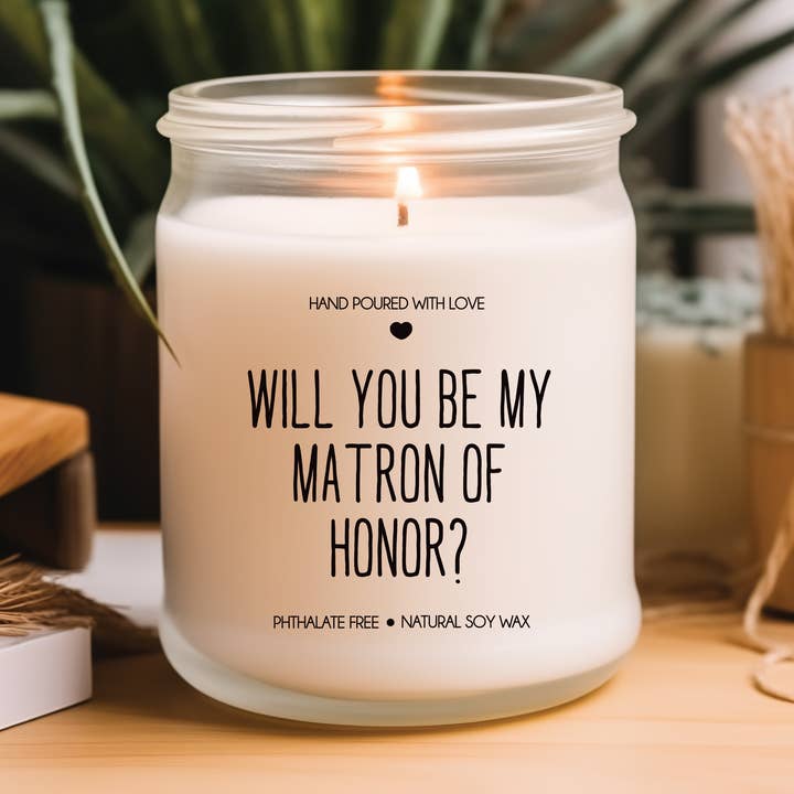 Matron of Honor Soy Duftlys - Håndlavet Stearinlys for engroshandel hos Be The Light Candle Co.