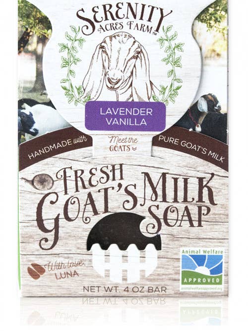 Goat's Milk Soap – Lavender Vanilla for wholesale by Serenity Acres Farm