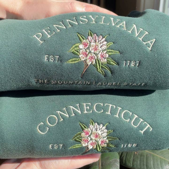 Sun Milk - Wholesale Sweatshirt – Unisex - Pennsylvania Mountain Laurel Crew2