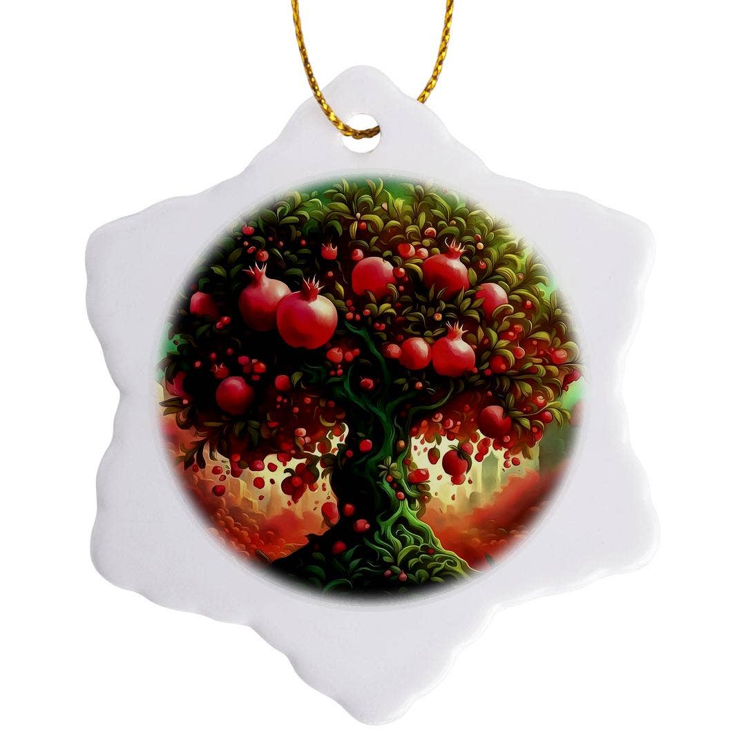 3dRose - Wholesale Ornament - 3dRose, Persephones Underworld Pomegranate Garden, Ornament7