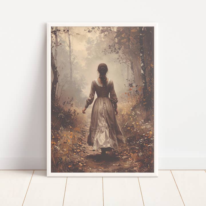 Pink Lemon Decor - Wholesale Art Print - Forest Walk Art Print | Fall 1