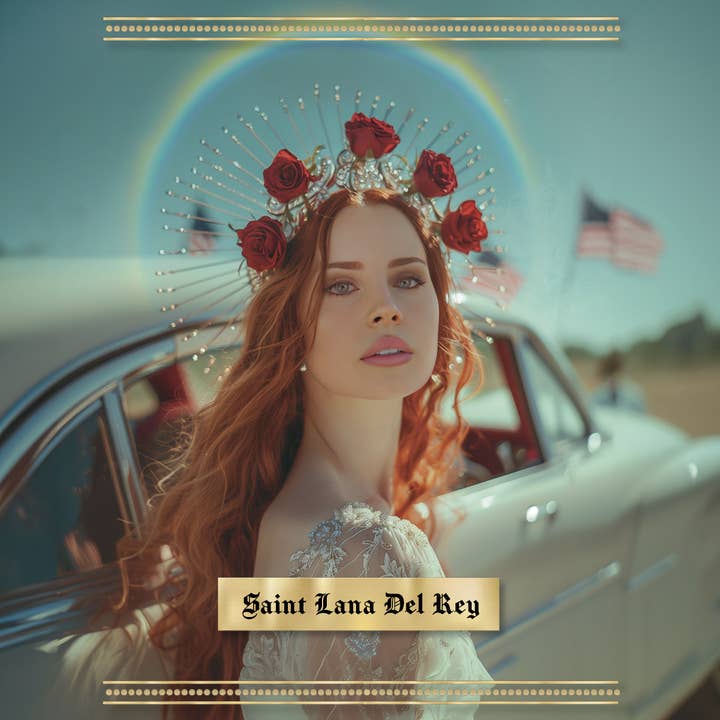 Icon Maniacs – Großhandel Opferkerze – Lana Del Rey Kerze1