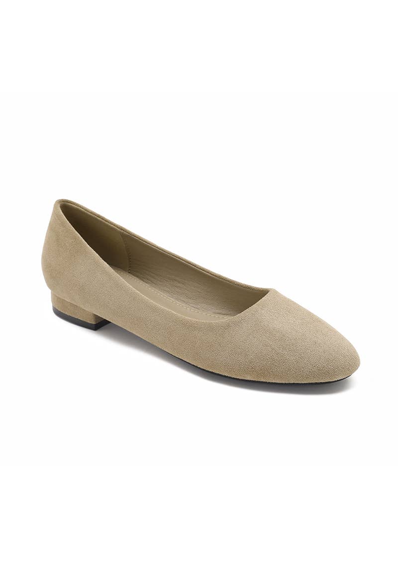 Joia Paris - Wholesale Low Heels - Women's - Classic round-toe ballet flats H8-1037E4