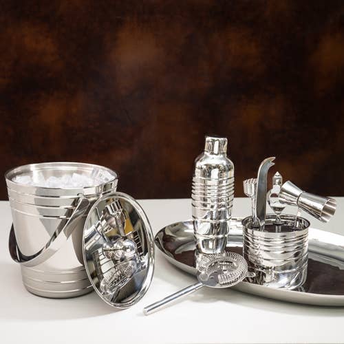 India Handicrafts Inc - Vendita all'ingrosso Strumenti da bar - Utensili da bar e supporto in acciaio inossidabile1