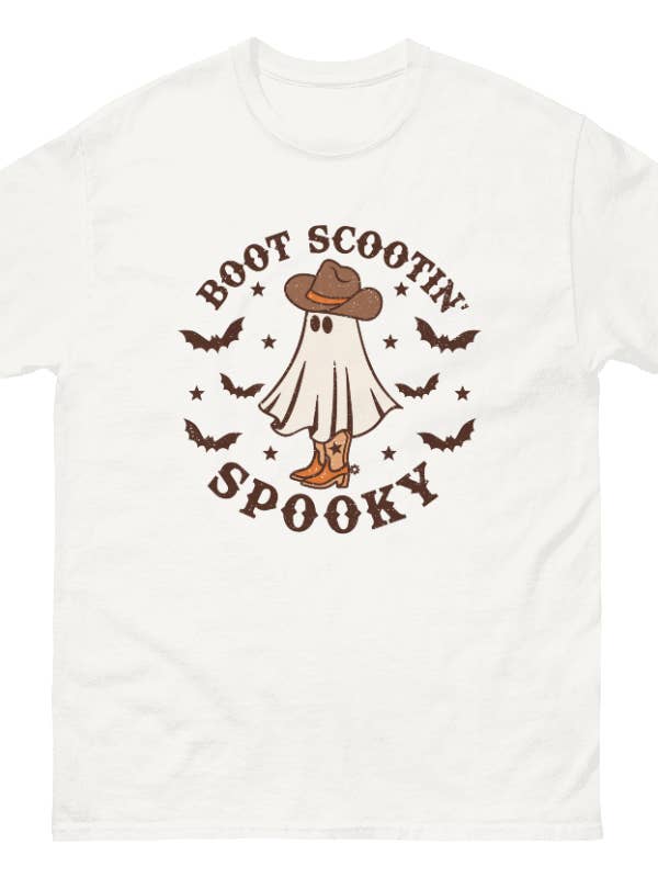 Cute And Spook - Wholesale Screen Printed T-Shirt - Women's - Boot Scootin Spooky Printed Tee